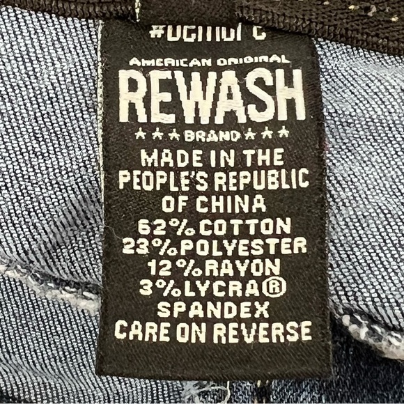 Rewash High Rise Stretch Skinny Jeans Size 33 Women's - Picture 5 of 6